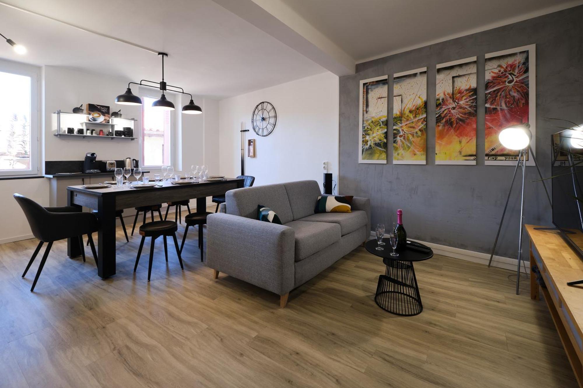 Magnifique*T4*Centre Ville*Wifi*Billard*Netflix* Limoux Buitenkant foto